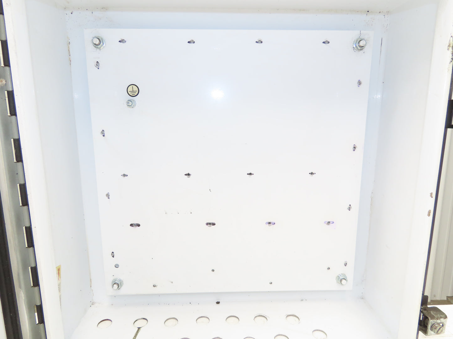 Hoffman A202008LP Electrical Enclosure Control Panel 20x20x8" Back Plate JIC