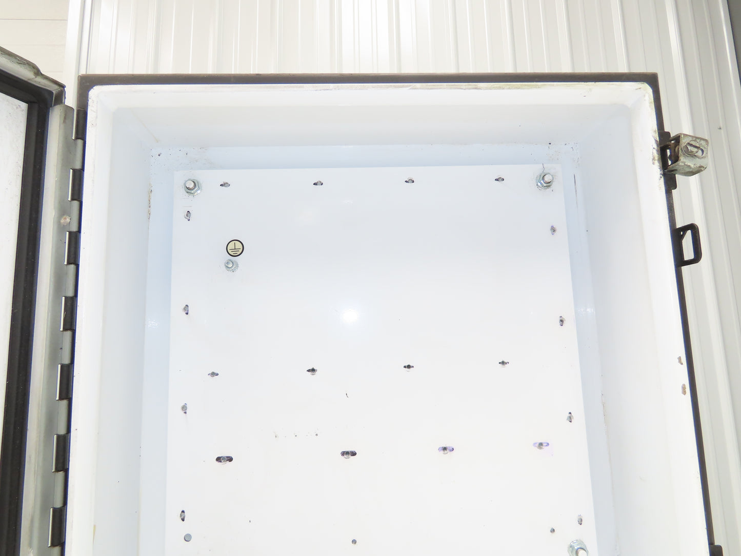 Hoffman A202008LP Electrical Enclosure Control Panel 20x20x8" Back Plate JIC