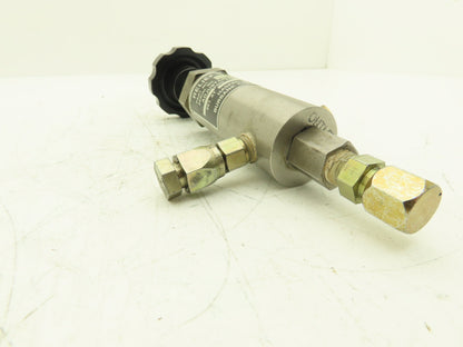 Haskel Inc. Relief Valve 1000 PSIG 1/4" Flared Fittings