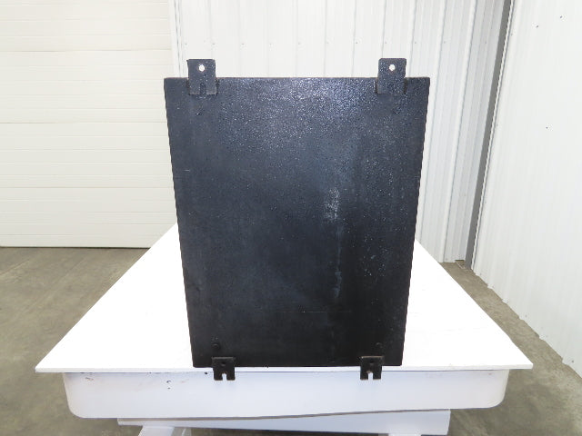 Aluminum Electrical Enclosure Control Panel 26x20x8" Back Plate JIC Black