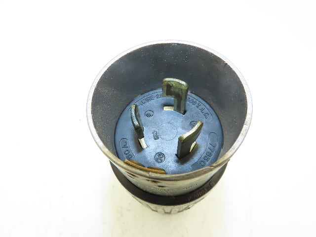 Hubbell HBL7765C Electrical Plug 3PH 4 Wire Male Twist Lock 50A 600VAC 250VDC