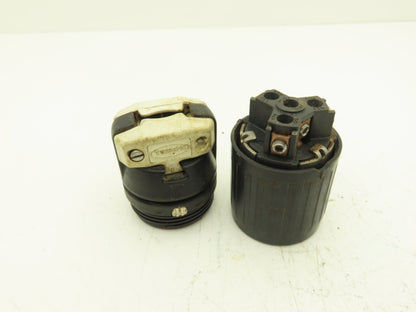 Hubbell HBL7765C Electrical Plug 3PH 4 Wire Male Twist Lock 50A 600VAC 250VDC