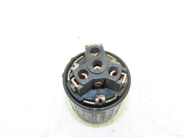 Hubbell HBL7765C Electrical Plug 3PH 4 Wire Male Twist Lock 50A 600VAC 250VDC