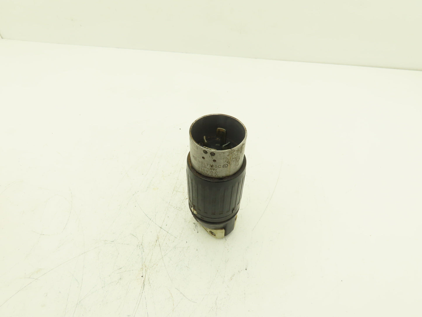 Hubbell HBL7765C Electrical Plug 3PH 4 Wire Male Twist Lock 50A 600VAC 250VDC