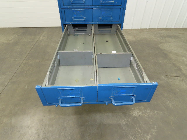 General Fireproofing Card Storage Cabinet 22 Drawer Unit 1940 Vintage Industrial