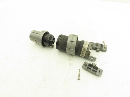 Hubbell HBL430PS1W Pin Sleeve Plug 30A 3P4W 600V 3 Pole 4 Wire 3 Pin