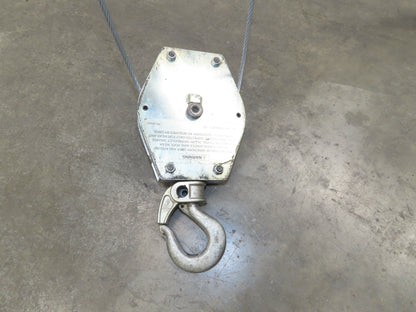 Ingersoll Zimmerman BW020120 Pneumatic Air Balancer 6' Travel 400Lb Swivel Mount
