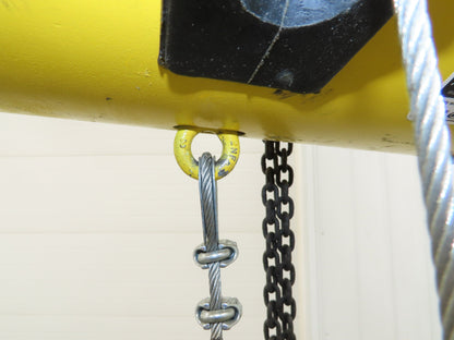 Ingersoll Zimmerman BW020120 Pneumatic Air Balancer 6' Travel 400Lb Swivel Mount