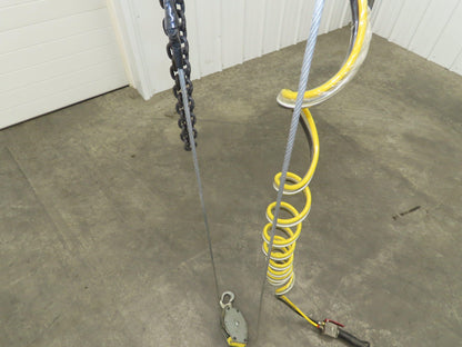 Ingersoll Zimmerman BW020120 Pneumatic Air Balancer 6' Travel 400Lb Swivel Mount