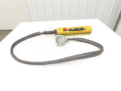 Schneider XAC-A08 Crane Hoist 8-Station Pushbutton Control Pendant 2-Speed
