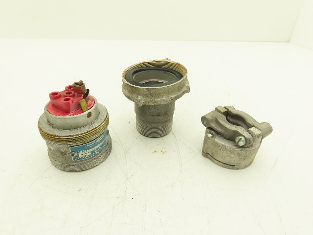 Crouse Hinds APR-3565 Electrical Plug 2PH Male 30A 600VAC 250VDC Haz Location