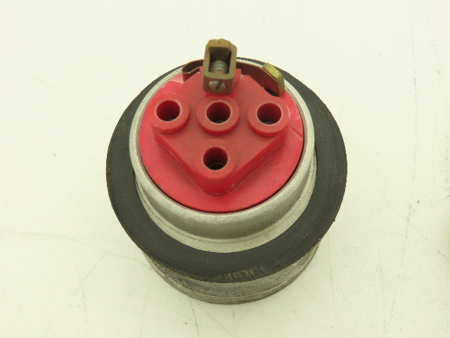 Crouse Hinds APR-3565 Electrical Plug 2PH Male 30A 600VAC 250VDC Haz Location