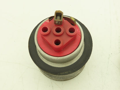 Crouse Hinds APR-3565 Electrical Plug 2PH Male 30A 600VAC 250VDC Haz Location