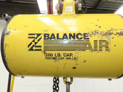 Ingersoll Zimmerman Z020A120 Pneumatic Air Balancer 6' Travel 400Lb w/Load Block