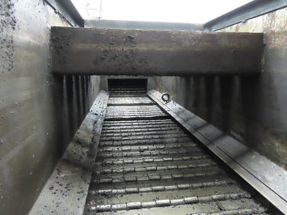 Hennig CNC Chip Conveyor 16"x 67" Infeed 31-35" Discharge 230/460V 3PH