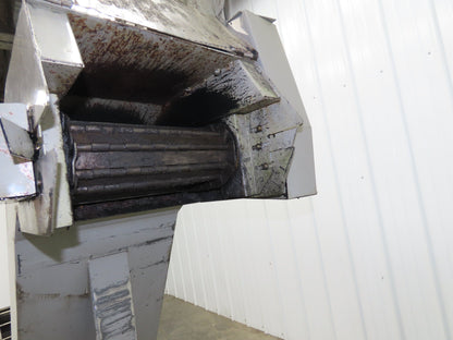 Enomoto CNC Chip Conveyor 16"x 67" Infeed 46-50" Discharge 220V 3PH