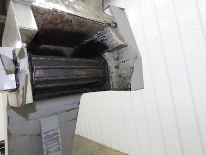 Enomoto CNC Chip Conveyor 16"x 67" Infeed 46-50" Discharge 220V 3PH