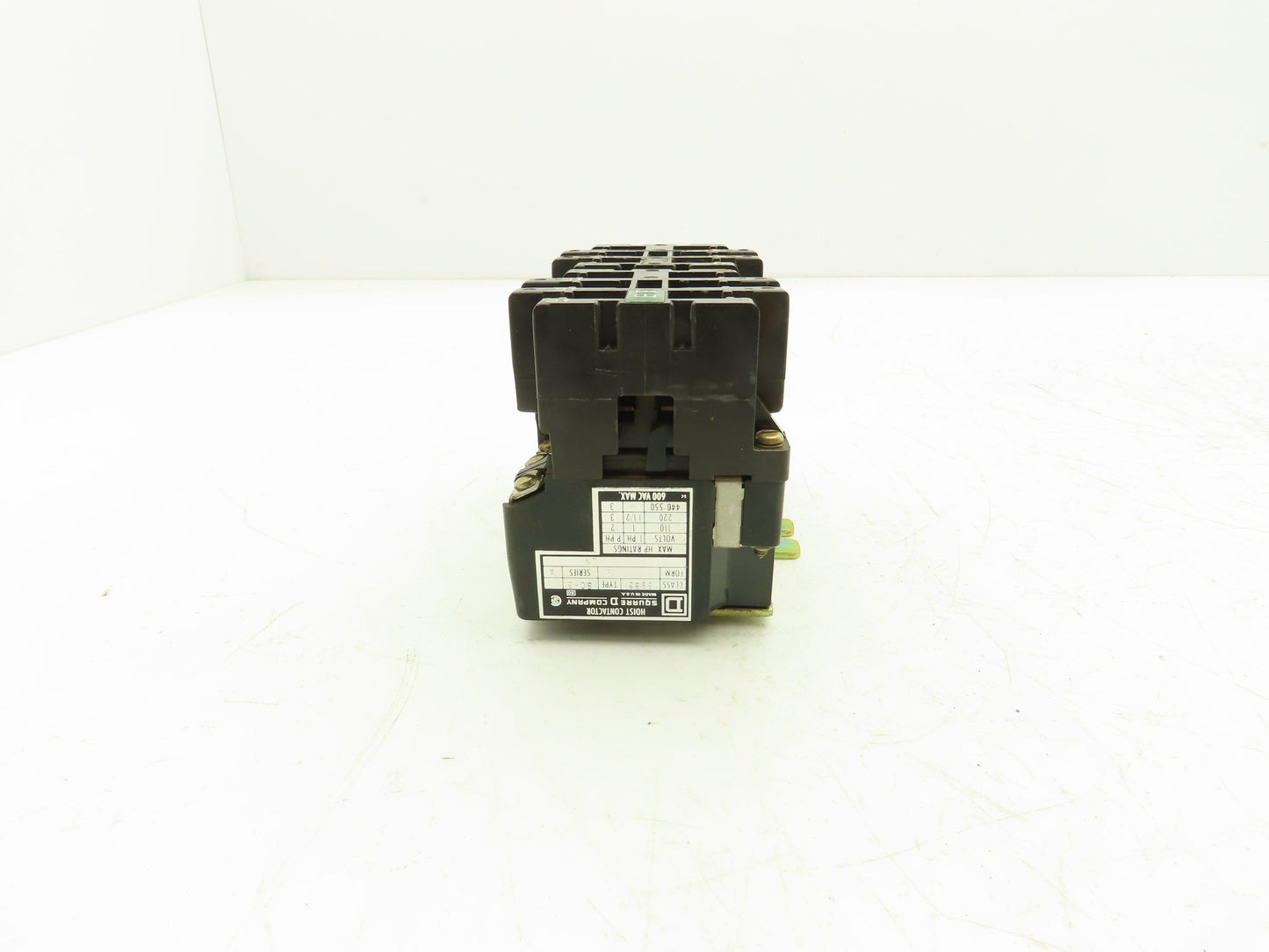 Square D 8965 S0-3 Reversing Hoist Contactor 3Hp 600V 3Ph Ser A Coil 120VAC