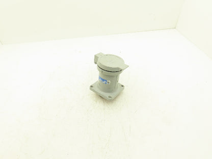 Crouse Hinds AR 1042 Arktite Receptacle 100A 4p 3w 600VAC Pin Missing Poles