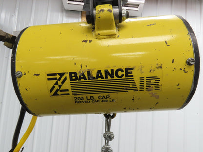 Ingersoll Zimmerman Z020A120 Pneumatic Air Balancer 6' Travel 400Lb Swivel Mount