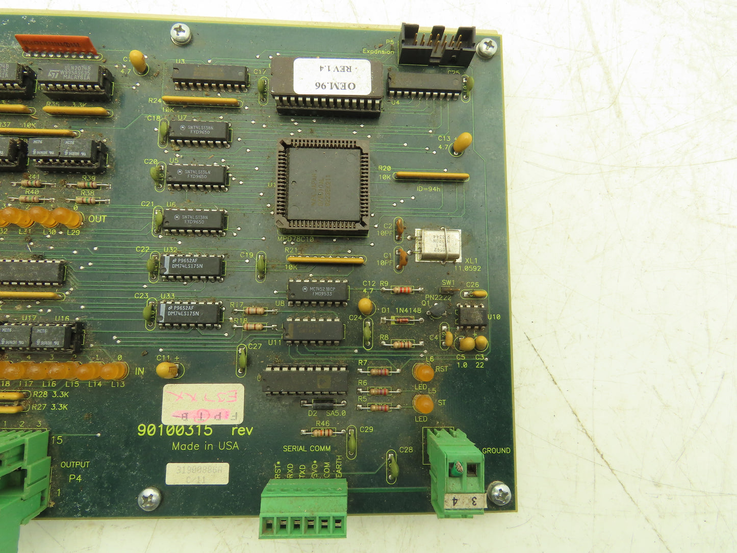 Anilam 90100315 PCB I/O Control Printed Circuit Board
