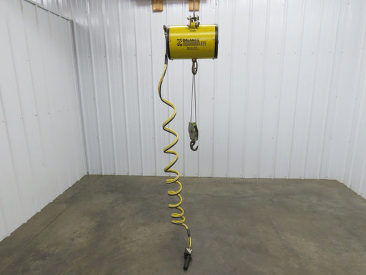 Ingersoll Zimmerman BB020120 Pneumatic Air Balancer 6' Travel 400Lb w/Load Block