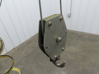 Ingersoll Zimmerman BW020120 Pneumatic Air Balancer 6' Travel 400Lb Swivel Mount