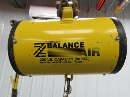 Ingersoll Zimmerman BW020120 Pneumatic Air Balancer 6' Travel 400Lb Swivel Mount