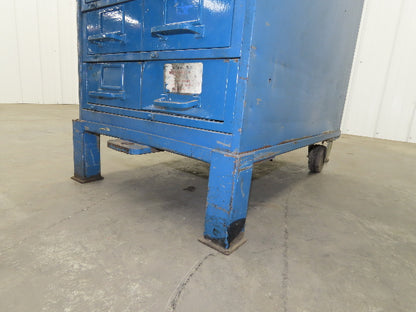 General Fireproofing Card Storage Cabinet 22 Drawer Unit 1940 Vintage Industrial