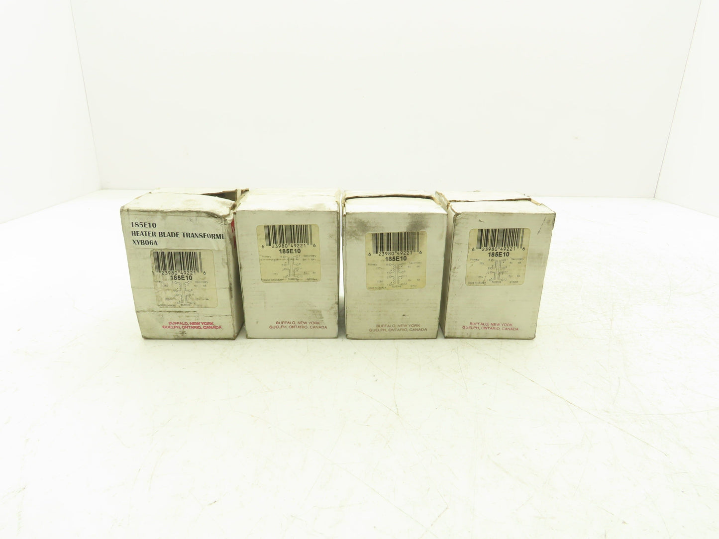 Hammond 185E10 Control Transformer 80VA HV 115 LV 5V 8A Lot of 4