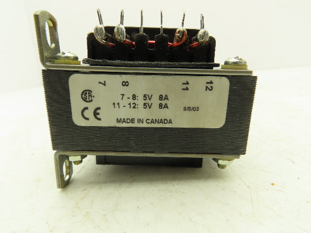Hammond 185E10 Control Transformer 80VA HV 115 LV 5V 8A Lot of 4