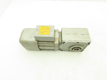 Mitsubishi GM-HY2FB-RH Worm AC Gearmotor Brake 60:1 0.2kW 30rpm Dual 25mm Shaft