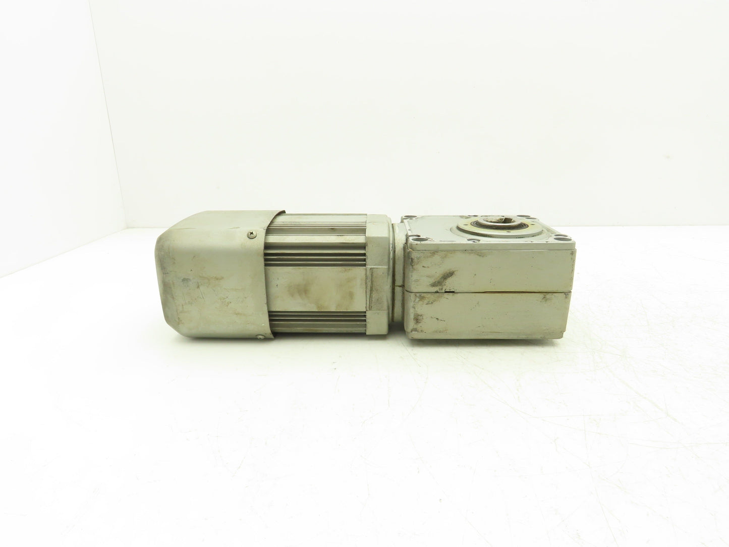 Mitsubishi GM-HY2FB-RH Worm AC Gearmotor Brake 60:1 0.2kW 30rpm Dual 25mm Shaft
