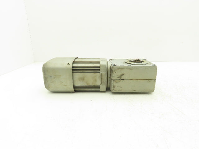 Mitsubishi GM-HY2FB-RH Worm AC Gearmotor Brake 60:1 0.2kW 30rpm Dual 25mm Shaft