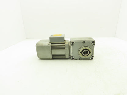Mitsubishi GM-HY2FB-RH Worm AC Gearmotor Brake 60:1 0.2kW 30rpm Dual 25mm Shaft