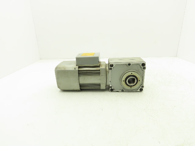 Mitsubishi GM-HY2FB-RH Worm AC Gearmotor Brake 60:1 0.2kW 30rpm Dual 25mm Shaft