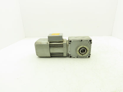 Mitsubishi GM-HY2FB-RH Worm AC Gearmotor Brake 60:1 0.2kW 30rpm Dual 25mm Shaft