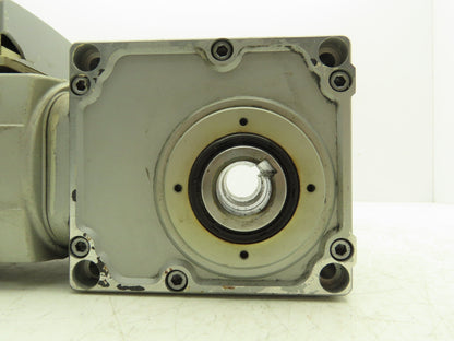 Mitsubishi GM-HY2FB-RH Worm AC Gearmotor Brake 60:1 0.2kW 30rpm Dual 25mm Shaft