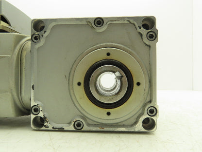 Mitsubishi GM-HY2FB-RH Worm AC Gearmotor Brake 60:1 0.2kW 30rpm Dual 25mm Shaft