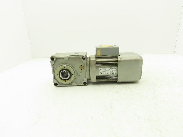 Mitsubishi GM-HY2FB-RH Worm AC Gearmotor Brake 60:1 0.2kW 30rpm Dual 25mm Shaft