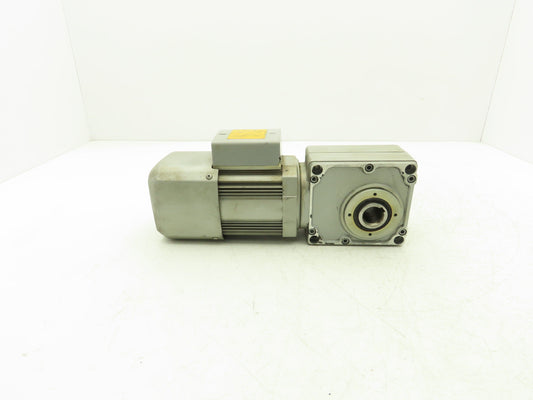 Mitsubishi GM-HY2FB-RH Worm AC Gearmotor Brake 60:1 0.2kW 30rpm Dual 25mm Shaft