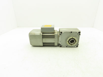 Mitsubishi GM-HY2FB-RH Worm AC Gearmotor Brake 60:1 0.2kW 30rpm Dual 25mm Shaft