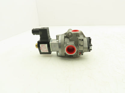 Herion 80-265-70 Pneumatic Air Indirect Solenoid Actuated Poppet Valve 24V Coil