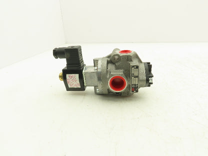 Herion 80-265-70 Pneumatic Air Indirect Solenoid Actuated Poppet Valve 24V Coil