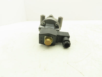 Herion 80-265-70 Pneumatic Air Indirect Solenoid Actuated Poppet Valve 24V Coil