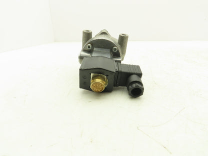 Herion 80-265-70 Pneumatic Air Indirect Solenoid Actuated Poppet Valve 24V Coil