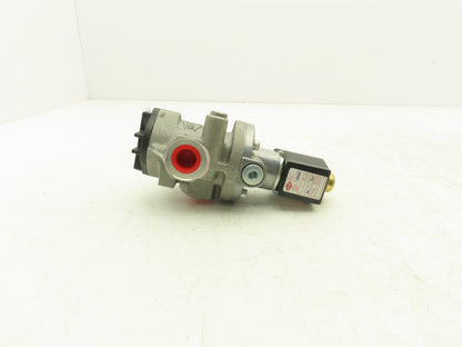 Herion 80-265-70 Pneumatic Air Indirect Solenoid Actuated Poppet Valve 24V Coil