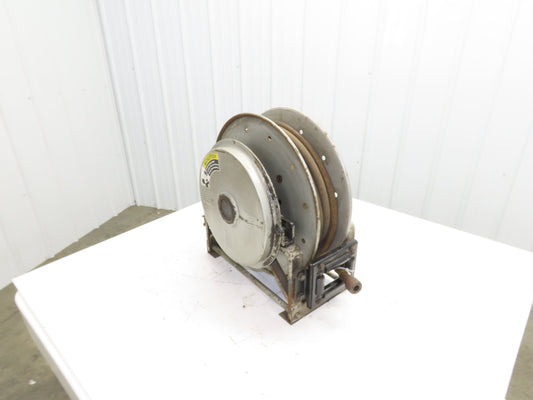 Hannay Reels 716-19-20J SR Retractable Industrial Air Hose Reel 1/2" X 49' Hose