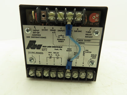 Red Lion Controls Model 500 PLC Time Delay Counter Panel Meter CA400