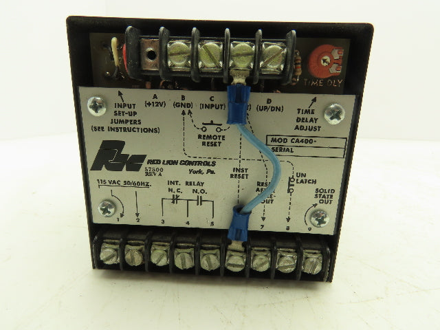 Red Lion Controls Model 500 PLC Time Delay Counter Panel Meter CA400